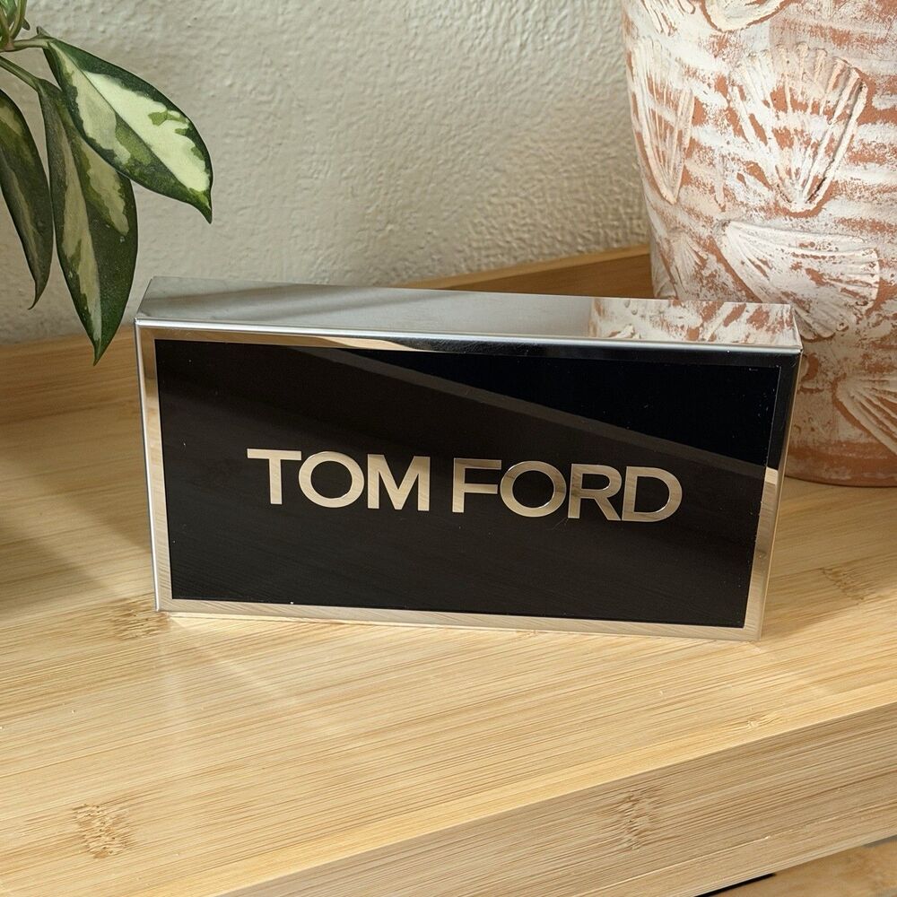 Tom Ford POS Logo Sign Counter In Store Retail Display Block Perfume 8 X 4.5”